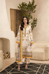 Printed - Lawn - 3pc - D121